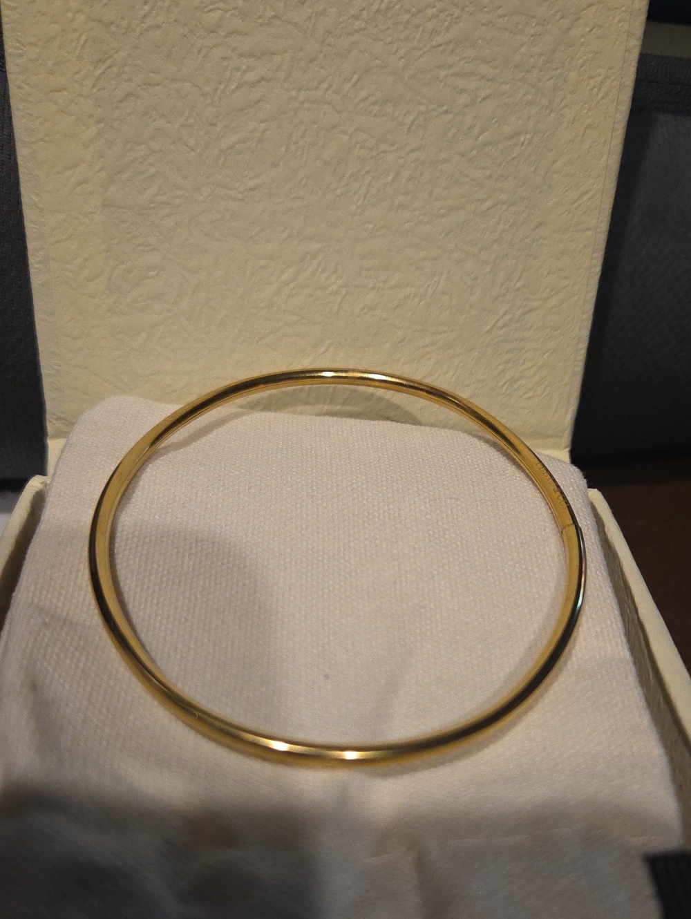 14k Gold Plated Thin Bangle Ankle Bracelet